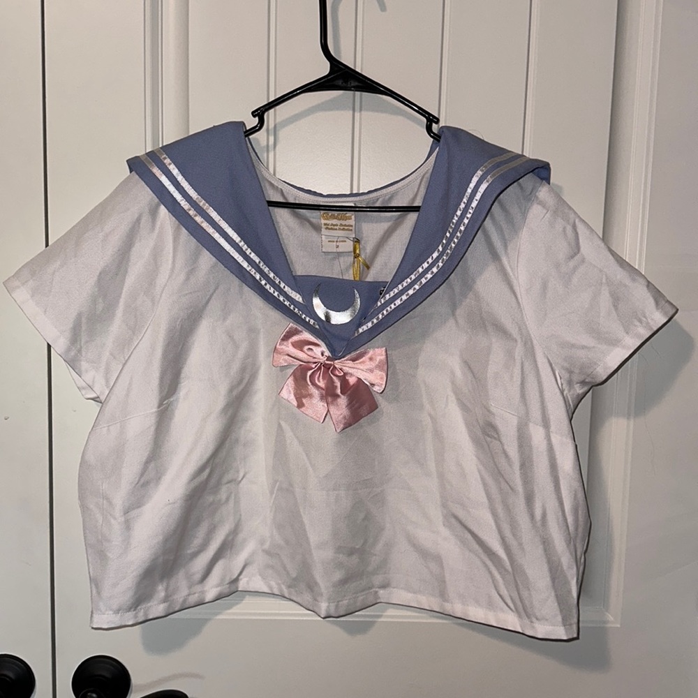 Sailor Moon Uniform Crop Top Plus Size